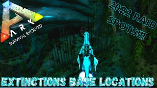 10 RAID AND BASE LOCATIONS FOR EXTINCTION  2022 - Official Small Tribes PVP Ark Survival PS4