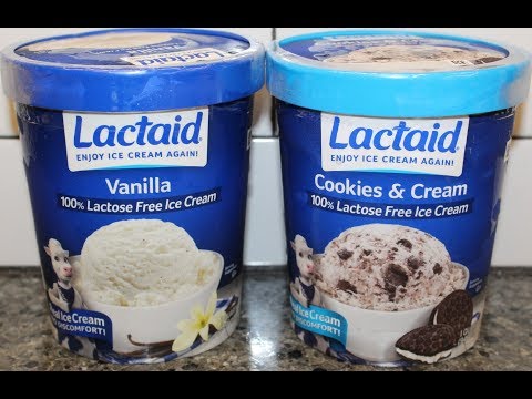Lactaid Lactose Free Ice Cream: Vanilla and Cookies & Cream Review