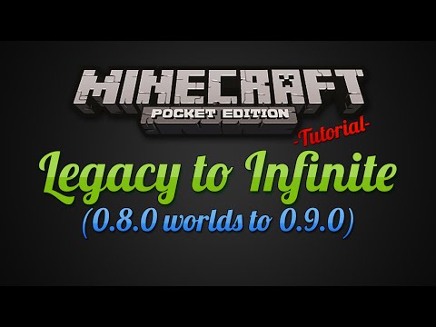 [Tutorial] Make a Legacy World Infinite - Minecraft Pocket Edition