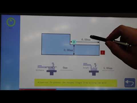 DXTECH - Electrohydraulic bending machines - DE15 programming