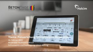 BetonTage Ulm 2021 Film 9: Preisverleihung Architekturpreis Beton 2020