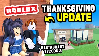 THANKSGIVING UPDATE in RESTAURANT TYCOON 3