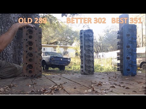 Difference between 289, 302 and 351 heads