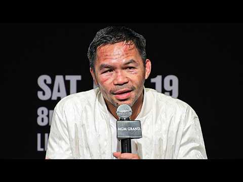 Manny Pacquiao FULL Post Fight Press Conference after DRAW vs Mario Barrios