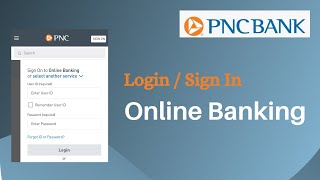 Login PNC Bank Online Banking | Mobile Banking || Sign On www.pnc.com