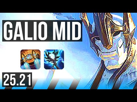 GALIO vs IRELIA (MID) | 10/1/2, Legendary | EUW Master | 25.21