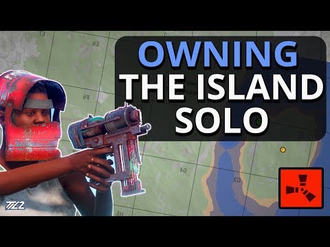 TAKING Over A Whole ISLAND SOLO On WipeDay! Rust Solo Survival Gameplay Part 1