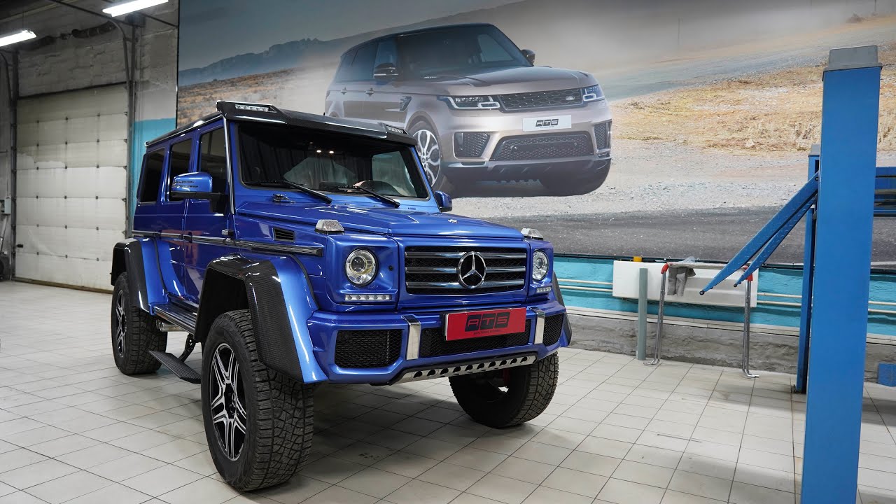 
<span>Установка выдвижных порогов ATS на Mercedes G-сlass</span>

