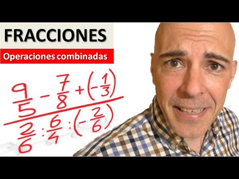 OPERACIONES COMBINADAS CON FRACCIONES. Ejercicio resuelto