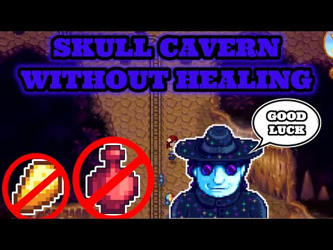 Getting to Floor 100 in the Skull Cavern Without Healing | Qi's Hungry Challenge