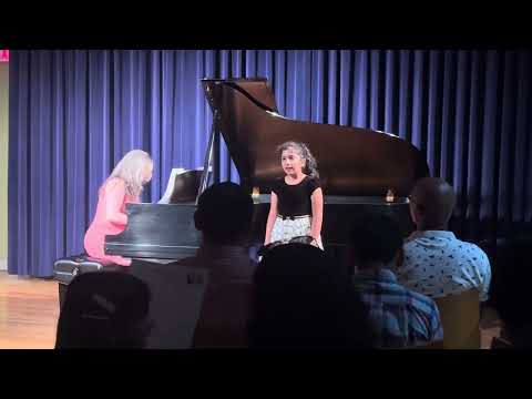 Vaishnavi’s summer piano and voice recital