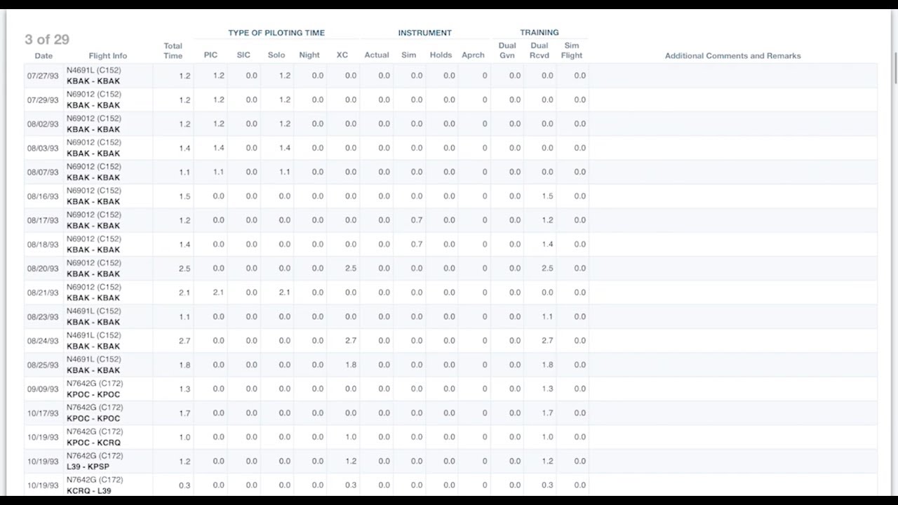 ForeFlight Feature Focus: Logbook Detail Reports