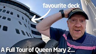 A Proper Look Around The ONLY Operating Ocean Liner In The World. Welcome Aboard Queen Mary 2...