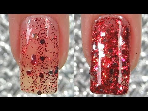 APPLY GLITTER NAIL POLISH THE RIGHT WAY