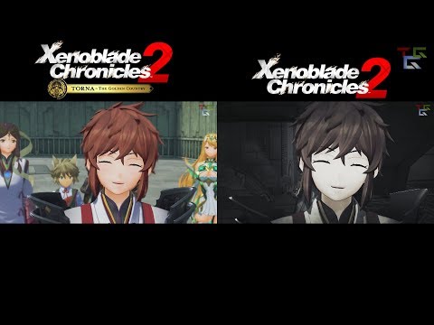 Xenoblade Chronicles 2: Flashback Scene 2 - Main Game vs Torna The Golden Country
