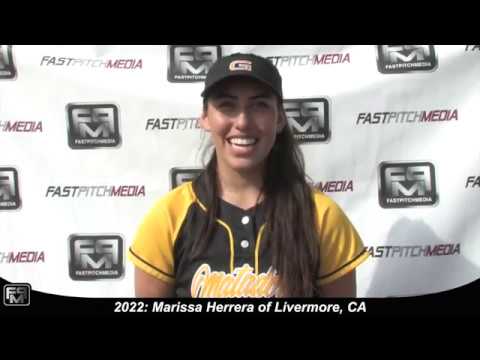 2022 Marissa Herrera Pitcher and First Base Softball Skills Video