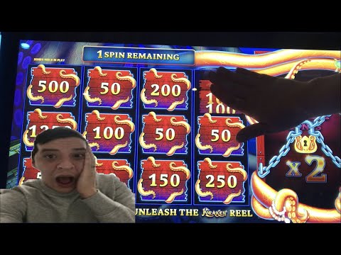 Kraken Unleashed BIG WIN BONUS! Full screen unleashed the Kraken Reel!