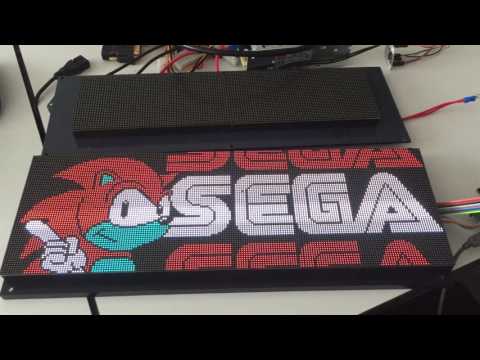 PIN2DMD running SEGA Maverick 192x64 DMD Pinball