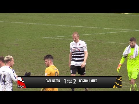 Darlington 1-2 Boston United - Vanarama National League North - 2017/18