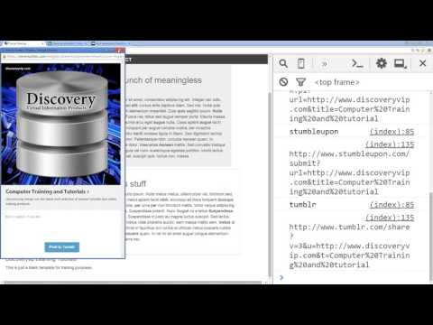 23 Web Development Integration Javascript Social Sharing Button Tutorial