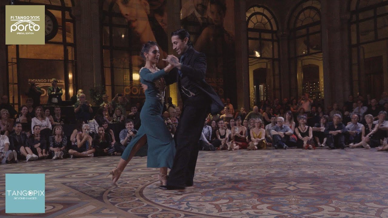 Video thumbnail for FI TANGO 2025 PORTO - Julián Sanchez & Bruna Estellita dance Juan D'Arienzo & Hector Mauré - Miedo