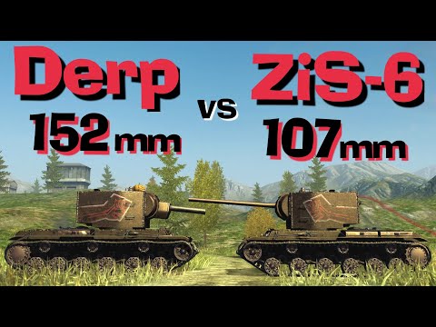 WOT Blitz Face Off || KV-2 ZiS-6 vs 152mm Derp
