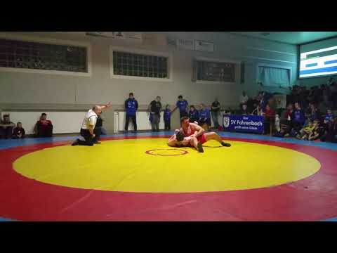 07.12.19 SV Fahrenbach vs. RWG - 130kg Freistil: Martin Arnold vs Klaus Roth