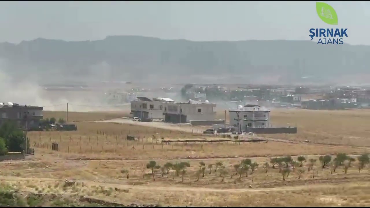 Silopi'deki Yangına TOMA Desteği