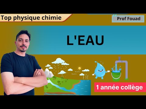 l'eau 1 année collège