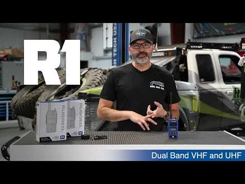 Dual Band VHF and UHF - Rugged Radios R1 Handheld Features