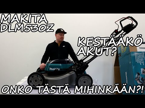 Makita DLM530Z Akumuliatorinė vejapjovė 18V X2 | 53cm | 70 L (Be akumuliatorių ir kroviklio) video