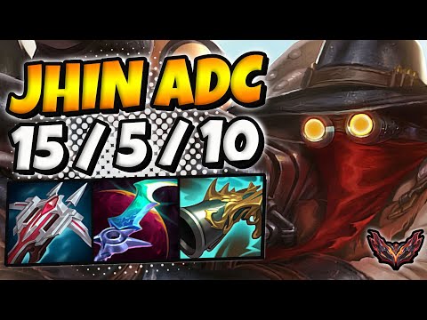 Jhin ADC vs Tristana / Korea Grandmaster / Patch 13.8 / Season 13 [ 15 / 5 / 10 ] ⭐