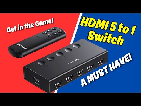 Amazon 8 in 1 out HDMI USB Switcher 2026 - Black image 5