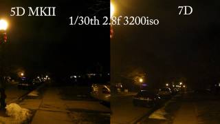 Canon 7d V.s. 5d mark II Same lens Same settings at the same time 1080p
