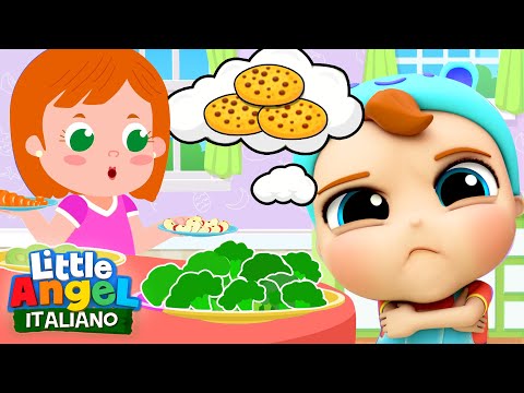Ahi, Mi Fa Male La Pancina 🍪😨 Cartoni Animati & Canzoni Bambini | Little Angel Italiano
