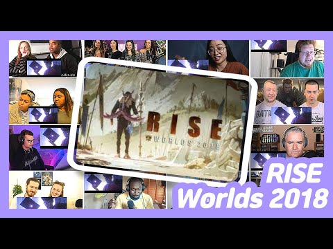 RISE (ft. The Glitch Mob, Mako, and The Word Alive) | Worlds 2018 REACTION MASHUP