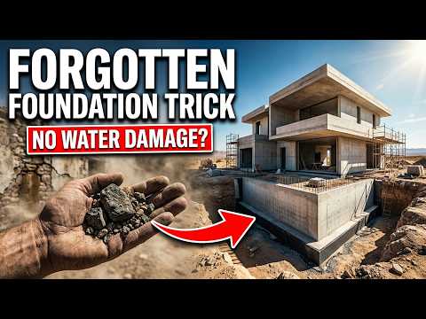 The Forgotten Foundation Trick That Stops Water Before It Starts. Why Most Builders Never Use It