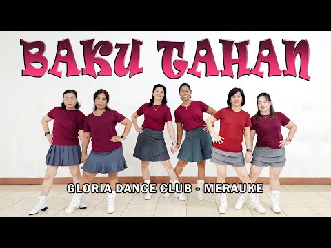 BAKU TAHAN // LINE DANCE // Choreo CAECILIA MARIA FATRUAN // GDC MERAUKE PAPUA SELATAN - INA