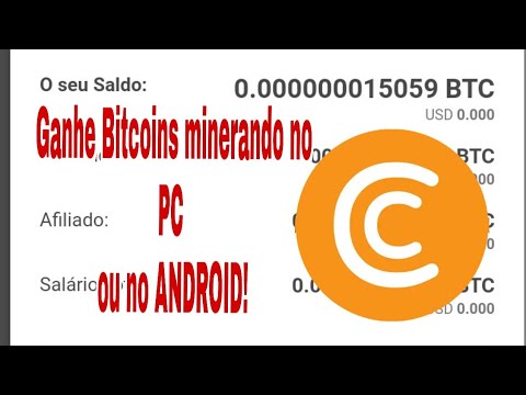 CRYPTO TAB: Como ganhar BITCOINS minerando no PC ou ANDROID sem investir.