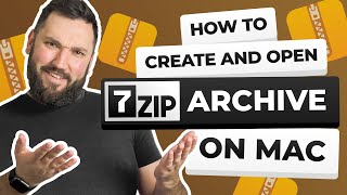 How to create and open 7zip archive on a Mac