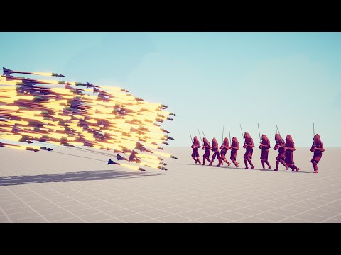 10x SAMURAI vs EVERY GOD - Totally Accurate Battle Simulator TABS