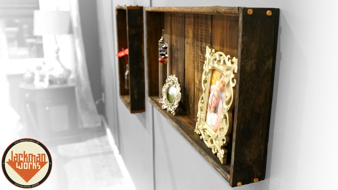 Rustic Wall Crates (made from 50 year old Apple Bins!)