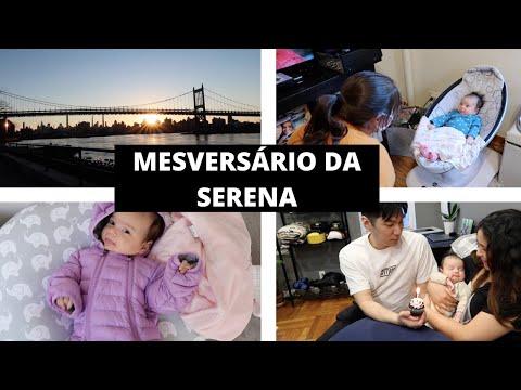 FIM DE SEMANA AGITADO! Mesversário da Serena, passeio pela vizinhança e arrumação do quartinho dela!