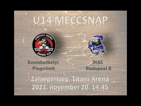 U14 323 Szombathelyi Pingvinek - MAC Budapest B (élő közvetítés)