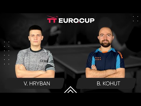 18:50 Vadym Hryban - Bohdan Kohut 15.06.2025 TT Euro.Cup Ukraine Elite. TABLE 4
