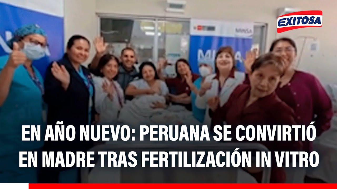 🔴🔵 En Año Nuevo: Mujer cumplió su sueño de convertirse en madre tras fertilización in vitro
