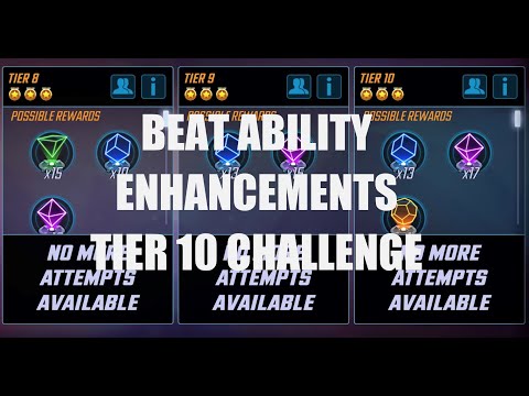 [MARVEL STRIKE FORCE]BEAT ABILITY ENHANCEMENTS TIER 10 CHALLENGE