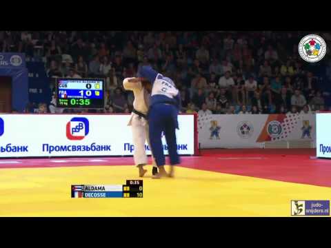 Judo 2013 World Masters Tyumen: Cortes Aldama (CUB) - Decosse (FRA) [-70kg] bronze