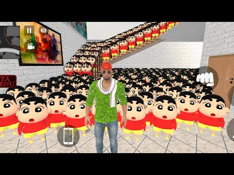 Franklin ke ghar mein bahut sare Shinchain a gaye 😱💥 Indian theft auto simulator 🔥