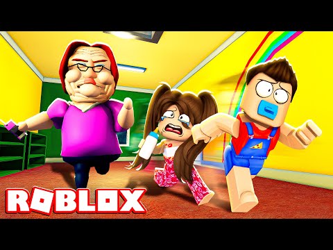 SCAPPIAMO DALL' ASILO CATTIVO DI ROBLOX!!